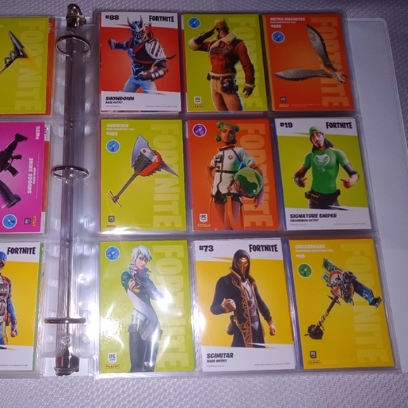 Fortnite Trading Cards Binder Collection 🔥 100 Fortnite Card Lot - Picture 4 of 11